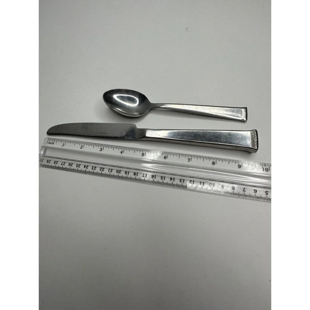 Reed & barton Teaspoon Dinner Knife set of 2 Stainless Flatware Replacement
